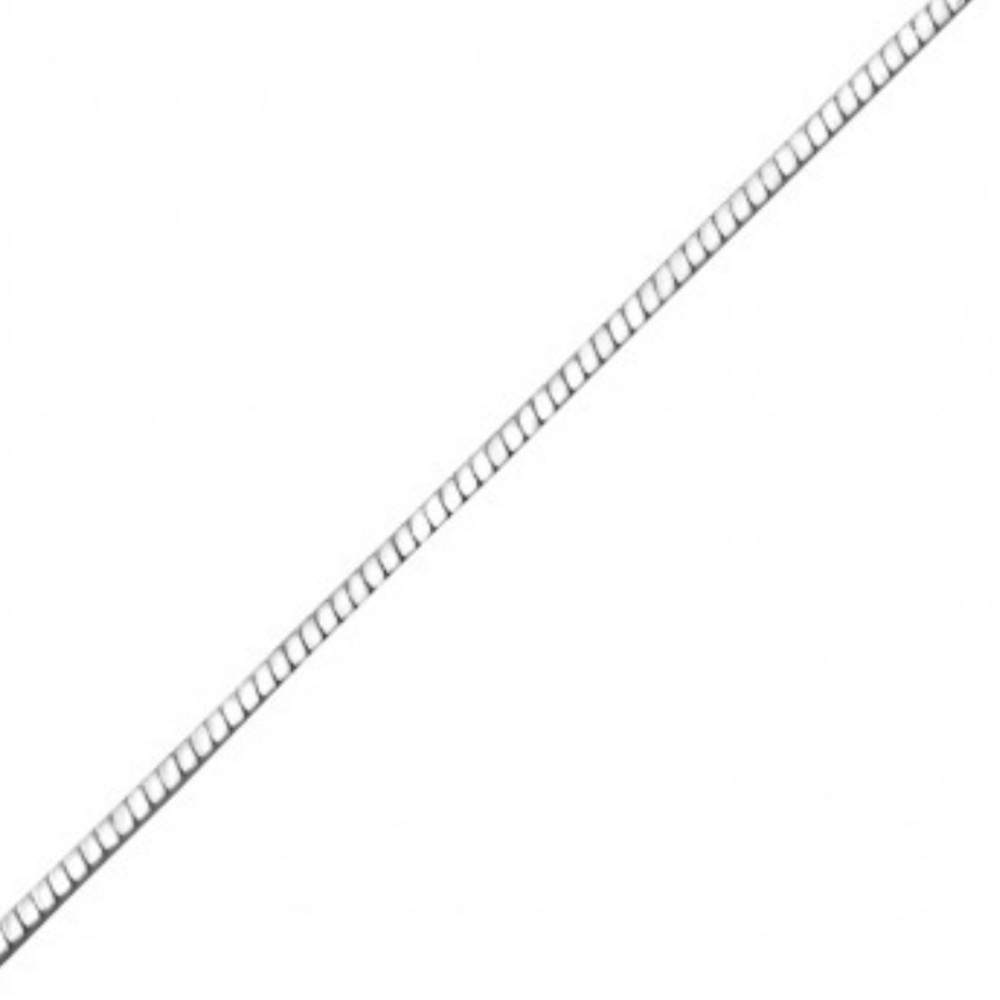 Sterling Silver Snake Chain Necklace 17.75"